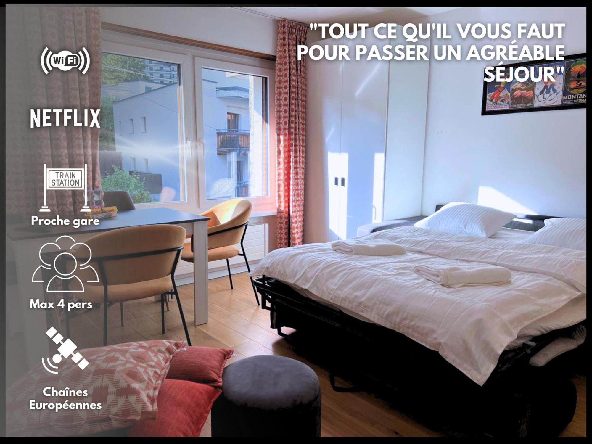 La Perle Montana Apartman Crans-Montana Kültér fotó